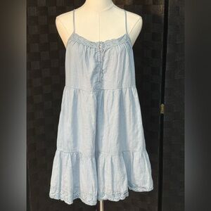 Urban Outfitters Baby Doll Hanna Cecilia Tiered Mini Dress